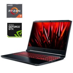 Игровой ноутбук Acer Nitro 5 AN515-44 / 15.6" (1920x1080) IPS / AMD Ryzen 7 4800H (8 (16) ядер по 2.9 - 4.2 GHz)  / 16 GB DDR4 / 512 GB SSD M.2 / nVidia GeForce GTX 1650 Ti, 4 GB GDDR6, 128-bit / WebCam 