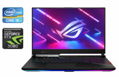 Ігровий ноутбук Asus ROG Strix Scar G733Z / 17.3" (2560x1440) IPS / Intel Core i9-12900H (14 (20) ядер по 3.8 - 5.0 GHz) / 32 GB DDR5 / 1000 GB SSD / nVidia GeForce RTX 3080, 8 GB GDDR6, 256-bit / HDMI / Windows 11