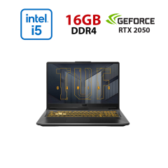 Ігровий ноутбук Asus TUF Gaming F17 FX706HF-HX013W / 17.3" (1920x1080) IPS / Intel Core i5-11400H (6 (12) ядер по 2.2 - 4.5 GHz) / 16 GB DDR4 / 960 GB SSD / nVidia GeForce RTX 2050, 4 GB GDDR6, 64-bit / WebCam
