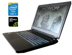 Игровой ноутбук Prostar Clevo P650HP / 15.6" (1920x1080) IPS / Intel Core i7-7700HQ (4 (8) ядра по 2.8 - 3.8 GHz) / 16 GB DDR4 / 128 GB SSD M.2 + 1000 GB HDD / nVidia GeForce GTX 1060, 3 GB GDDR5, 192-bit / WebCam