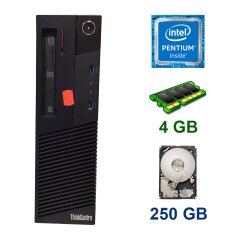 Lenovo ThinkCentre M83 DT / Intel Pentium G3420 (2 ядра по 3.2 GHz) / 4 GB DDR3 / 250 GB HDD