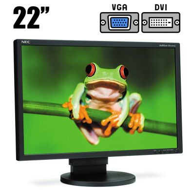 Монітор NEC MultiSync E222W / 22" (1680x1050) TN / VGA, DVI / VESA 100x100 Монітор NEC MultiSync E222W / 22" (1680x1050) TN / VGA, DVI / VESA 100x100