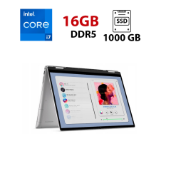 Ноутбук-трансформер Dell Inspiron 16 7630 2в1 / 16" (1920x1200) IPS Touch / Intel Core i7-1360P (12 (16) ядер по 3.7 - 5.0 GHz) / 16 GB DDR5 / 1000 GB SSD / Intel Iris XE Graphics / WebCam