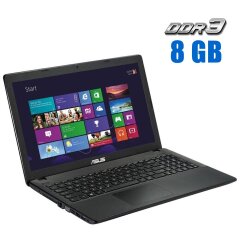 Ноутбук Asus F551M / 15.6" (1366x768) TN / Intel Celeron N2840 (2 ядра по 2.16 - 2.58 GHz) / 8 GB DDR3 / 500 GB HDD / Intel HD Graphics / WebCam 