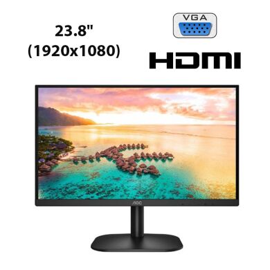 Новый монитор AOC 24B2XH / 23.8" (1920х1080) IPS-WLED / HDMI, VGA, Audio Port
