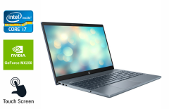 Ультрабук Б-класс HP Pavilion 15-cs3073cl / 15.6" (1920x1080) IPS Touch / Intel Core i7-1065G7 (4 (8) ядра по 1.3 - 3.9 GHz) / 16 GB DDR4 / 480 GB SSD / nVidia GeForce MX250, 4 GB GDDR5, 64-bit / WebCam / Windows 10