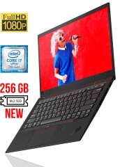 Ультрабук Lenovo ThinkPad X1 Carbon (5th Gen) / 14" (1920x1080) IPS / Intel Core i7-7600U (2 (4) ядра по 2.8 - 3.9 GHz) / 16 GB DDR3 / 256 GB SSD M.2 NEW / Intel HD Graphics 620 / WebCam / Fingerprint / HDMI