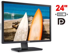 Монитор Dell UltraSharp U2412Mc / 24" (1920x1200) IPS / 1x DP, 1x DVI, 5x USB 2.0, 1x VGA / VESA 100x100 / Pivot