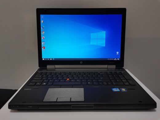 HP EliteBook 8570W / 15.6" / 1920x1080 / Intel Core i7-3720QM (4 (8) ядра по 2.6-3.6GHz) / 8GB DDR3 / 128 GB SSD mSATA + 500 GB HDD / nVidia Quadro 1000M 2GB / USB 3.0 / DVD, Web
