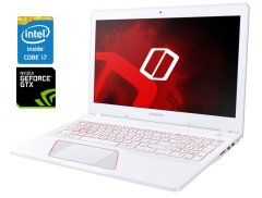 Игровой ноутбук Samsung Odyssey NP800G5H-X02US White / 15.6" (1920x1080) IPS / Intel Core i7-7700HQ (4 (8) ядра по 2.8 - 3.8 GHz) / 8 GB DDR4 / 256 GB SSD NVMe / nVidia GeForce GTX 1050, 4 GB GDDR5, 128-bit / WebCam