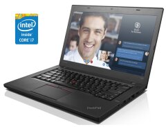 Ноутбук Б-класс Lenovo ThinkPad T460 / 14" (1920x1080) IPS / Intel Core i7-6600U (2 (4) ядра по 2.6 - 3.4 GHz) / 8 GB DDR3 /480 GB SSD / Intel HD Graphics 520 / WebCam