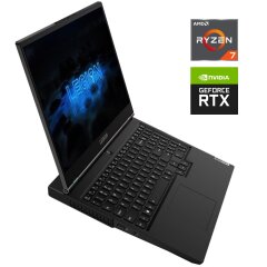Игровой ноутбук Б-класс Lenovo Legion 5 15ARH05H / 15.6" (1920x1080) IPS / AMD Ryzen 7 4800H (8 (16) ядер по 2.9 - 4.2 GHz) / 16 GB DDR4 / 512 GB SSD NVMe / nVidia GeForce RTX 2060, 6 GB GDDR6, 192-bit / WebCam