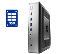 ПК HP t730 Thin Client USFF / AMD RX-427BB (4 ядра по 2.7 - 3.6 GHz) / 4 GB DDR3 / 32 GB SSD / AMD Radeon R7 Graphics 