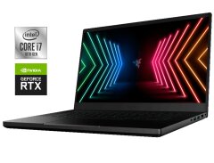 Игровой ноутбук Razer Blade 15 RZ09-0369 / 15.6" (1920x1080) IPS / Intel Core i7-10750H (6 (12) ядер по 2.6 - 5.0 GHz) / 16 GB DDR4 / 512 GB SSD NVMe / nVidia GeForce RTX 3070, 6 GB GDDR6, 256-bit / WebCam