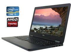Мобильная рабочая станция Dell Precision 3510 / 15.6" (1366x768) TN / Intel Core i5-6300HQ (4 ядра по 2.3 - 3.2 GHz) / 8 GB DDR4 / 256 GB SSD / AMD FirePro W5130M, 2 GB GDDR5, 128-bit / WebCam