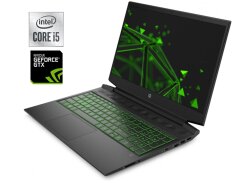 Игровой ноутбук HP Pavilion Gaming 16-a0032dx / 16.1" (1920x1080) IPS / Intel Core i5-10300H (4 (8) ядер по 2.5 - 4.5 GHz) / 8 GB DDR4 / 512 GB SSD / nVidia GeForce GTX 1660 Ti Max-Q, 6 GB GDDR6, 192-bit / WebCam
