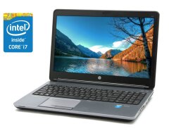 Ноутбук HP ProBook 650 G1 / 15.6" (1920x1080) TN / Intel Core i7-4800MQ (4 (8) ядра по 2.7 - 3.7 GHz) / 8 GB DDR3 / 512 GB SSD / Intel HD Graphics 4600 / WebCam / DVD-ROM / Win 10 Pro