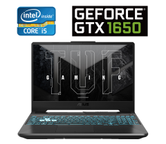 Ігровий ноутбук Asus TUF Gaming F15 FX506LH / 15.6" (1920x1080) IPS / Intel Core i5-10300H (4 (8) ядра по 2.5 - 4.5 GHz) / 16 GB DDR4 / 512 GB SSD / nVidia GeForce GTX 1650, 4 GB GDDR5, 128-bit / WebCam / Windows 10