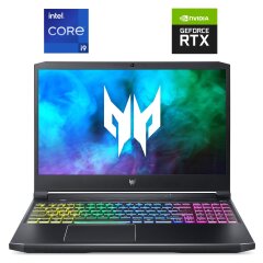 Игровой ноутбук Acer Predator Helios 300 PH315-54 / 15.6" (1920x1080) IPS / Intel Core i9-11900H (8 (16) ядер по 2.5 - 4.9 GHz) / 16 GB DDR4 / 512 GB SSD NVMe / nVidia GeForce RTX 3060, 6 GB GDDR6, 192-bit / WebCam
