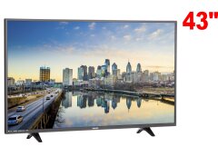 Телевизор Philips 43PFL5703 / 43" (3840x2160) IPS / 3x HDMI, 1x USB 2.0, 1x LAN (RJ-45), 2x Audio, 1x Component / NTSC, ATSC / HDR10 /  2x 8W / VESA 300x200 + Медиаплеер X96Q