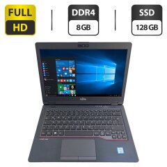 Нетбук Fujitsu LifeBook U727 / 12.5" (1920x1080) IPS / Intel Core i5-6200U (2 (4) ядра по 2.3 - 2.8 GHz) / 8 GB DDR4 / 128 GB SSD / Intel HD Graphics 620 / WebCam