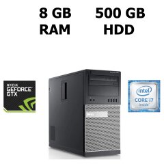 Dell Optiplex 990/7010 MT / Intel&reg; Core&trade; i7-2600 (4 (8) ядра по 3.40 - 3.80 GHz)  / 8 GB DDR3 / 500 GB HDD + GeForce GTX 750ti (2GB 128bit GDDR5)