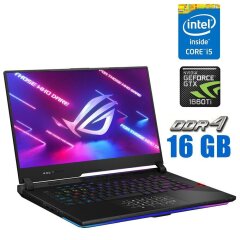 Игровой ноутбук Asus Rog Strix / 15.6" (1920x1080) IPS / Intel Core i5-9300H (4 (8) ядра по 2.4 - 4.1 GHz) / 16 GB DDR4 / 512 GB SSD M.2 + 2000 GB HDD / nVidia GeForce GTX 1660 Ti, 6 GB GDDR6, 192-bit