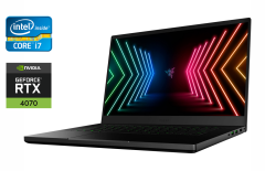 Игровой ноутбук Razer Blade 15 / 15.6" (2560x1440) IPS / Intel Core i7-13800H (14 (20) ядер по 2.5 - 5.2 GHz) / 16 GB DDR5 / 1000 GB SSD / nVidia GeForce RTX 4070, 8 GB GDDR6, 128-bit / WebCam / HDMI