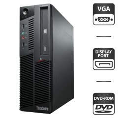 Комп'ютер Lenovo ThinkCentre M90p SFF / Intel Core i5-650 (2 (4) ядра по 3.2 - 3.46 GHz) / 4 GB DDR3 / 500 GB HDD / Intel HD Graphics / DVD-ROM / VGA / DisplayPort