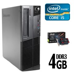 Lenovo m82 SFF / Intel Core I5-2400 (4 ядра по 3.1GHz) / 4GB DDR3 / 250 GB HDD / new! nVidia GeForce GT 730 1GB 12-мес гарантии