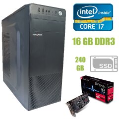Logic Power LP2008 ATX / Intel Core i7-2600 (4 (8) ядер по 3.4-3.8 GHz) / 240 GB SSD+500 GB HDD / 16 GB DDR3 / AMD Radeon RX 560 4GB GDDR5 128-bit
