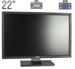 Монитор Б-класс Dell E228WFP / 22" (1680x1050) TN / DVI, VGA / VESA 100x100