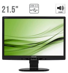 Монитор Б-класс Philips Brilliance 221B3L / 21.5" (1920x1080) TN / DVI, VGA, USB, Audio / VESA 100x100 / Встроенные колонки 2x 1.5W