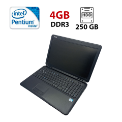 Ноутбук Asus K50 / 15.6" (1366x768) TN / Intel Pentium T4300 (2 ядра по 2.1 GHz) / 4 GB DDR3 / 250 GB HDD / Intel GMA 4500M Graphics / WebCam