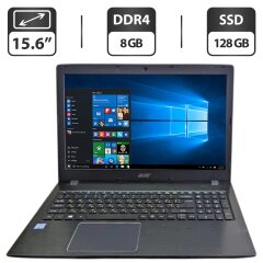 Ноутбук Б-класс Acer TravelMate P259-M / 15.6" (1366x768) TN / Intel Core i3-6100U (2 (4) ядра по 2.3 GHz) / 8 GB DDR4 / 128 GB SSD / Intel HD Graphics 520 / WebCam / DVD-ROM