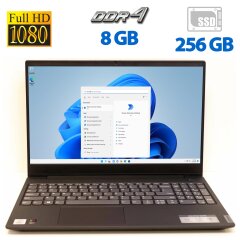 Ноутбук Б-клас Lenovo IdeaPad S340-15IIL / 15.6" (1920x1080) TN / Intel Core i7-1065G7 (4 (8) ядра по 1.3 - 3.9 GHz) / 8 GB DDR4 / 256 GB SSD / Intel Iris Plus Graphics / WebCam / HDMI
