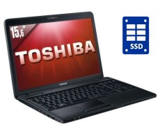 Ноутбук Б-класс Toshiba Satellite Pro C660-1KR / 15.6" (1366x768) TN / Intel Core i3-380M (2 (4) ядра по 2.53 GHz) / 4 GB DDR3 / 120 GB SSD / Intel HD Graphics / WebCam / DVD-RW / АКБ не держит