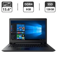 Ноутбук Lenovo IdeaPad V110-15ISK / 15.6" (1366x768) TN / Intel Core i5-6200U (2 (4) ядра по 2.3 - 2.8 GHz) / 8 GB DDR4 / 128 GB SSD / Intel HD Graphics 520 / WebCam / DVD-ROM / HDMI