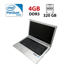 Ноутбук Samsung R518 / 15.6" (1366x768) TN / Intel Pentium T4300 (2 ядра по 2.1 GHz) / 4 GB DDR3 / 320 GB HDD / Intel HD Graphics