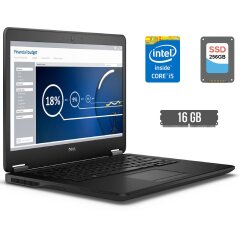Ультрабук Dell Latitude E7450 / 14" (1366x768) TN / Intel Core i5-5200U (2 (4) ядра по 2.2 - 2.7 GHz) / 16 GB DDR3 / 256 GB SSD / Intel HD Graphics 5500 / WebCam / miniDP / HDMI