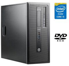 Системный блок HP ProDesk 600 G1 Tower / Intel Core i5-4570 (4 ядра по 3.2 - 3.6 GHz) / no RAM / no HDD / Intel HD Graphics 4600 / DVD-ROM / DisplayPort