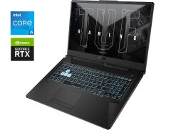 Игровой ноутбук Asus TUF F17 FX706HE / 17.3" (1920x1080) IPS / Intel Core i5-11260H (6 (12) ядер по 2.6 - 4.4 GHz) / 16 GB DDR4 / 512 GB SSD / nVidia GeForce RTX 3050 Ti, 4 GB GDDR6, 128-bit / WebCam