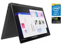 Ігровий ультрабук-трансформер Lenovo IdeaPad Flex 5 15ITL05 / 15.6" (3840x2160) IPS Touch / Intel Core i7-1165G7 (4 (8) ядра по 2.8 - 4.7 GHz) / 16 GB DDR4 / 1000 GB SSD / nVidia GeForce MX450, 2 GB GDDR6, 64-bit / WebCam / Win 10 Pro