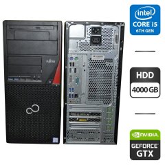 Компьютер Fujitsu Esprimo P756 E90 Tower / Intel Core i5-6500 (4 ядра по 3.2 - 3.6 GHz) / 8 GB DDR4 / 4000 GB HDD / nVidia GeForce GTX 745, 2 GB GDDR3, 128-bit / Windows 10 Pro