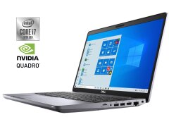 Мобильная рабочая станция Dell Precision 3551 / 15.6" (1920x1080) IPS / Intel Core i7-10850H (6 (12) ядра по 2.7 - 5.1 GHz) / 16 GB DDR4 / 480 GB SSD / nVidia Quadro P620, 4 GB GDDR5, 128-bit / WebCam
