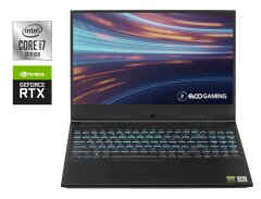 Игровой ноутбук Б-класс Evoo Gaming 15 LP8-BK / 15.6" (1920x1080) IPS / Intel Core i7-10750H (6 (12) ядер по 2.6 - 5.0 GHz) / 16 GB DDR4 / 512 GB SSD / nVidia GeForce RTX 2060, 6 GB GDDR6, 192-bit / WebCam