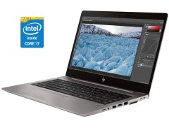 Ультрабук Б-класс HP ZBook 14u G6 / 14" (1920x1080) IPS / Intel Core i7-8565U (4 (8) ядра по 1.8 - 4.6 GHz) / 16 GB DDR4 / 512 GB SSD NVMe / Intel UHD Graphics / WebCam / Win 10 Pro