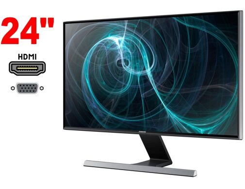 Монитор Samsung S24D590PL / 24" (1920x1080) IPS / 2x HDMI, 1x VGA