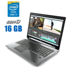 Мобильная рабочая станция HP EliteBook 8770w / 17.3" (1920x1080) TN / Intel Core i7-3630QM (4 (8) ядра по 2.4 - 3.4 GHz) / 16 GB DDR3 / 128 GB SSD + 500 GB HDD / AMD FirePro M4000, 1 GB GDDR5, 128-bit / WebCam / DVD-ROM
