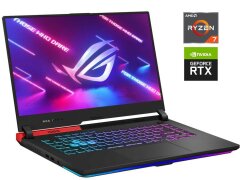 Игровой ноутбук Asus Rog Strix G513IC-HN092 / 15.6" (1920x1080) IPS / AMD Ryzen 7 4800H (8 (16) ядер по 2.9 - 4.2 GHz) / 16 GB DDR4 / 480 GB SSD / nVidia GeForce RTX 3050 Ti, 4 GB GDDR6, 128-bit 